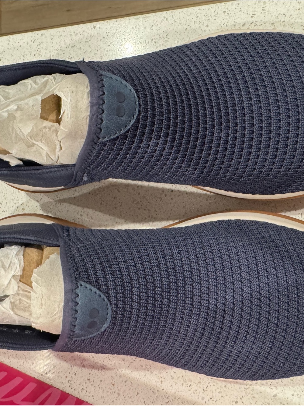 Women’s Ryka Slip-On Knit Casual Shoes - Navy
